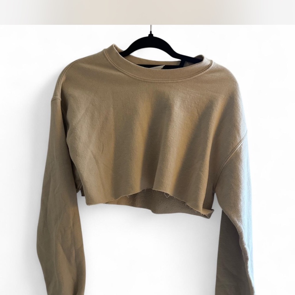 PrettyLittleThing Tan Crop Top